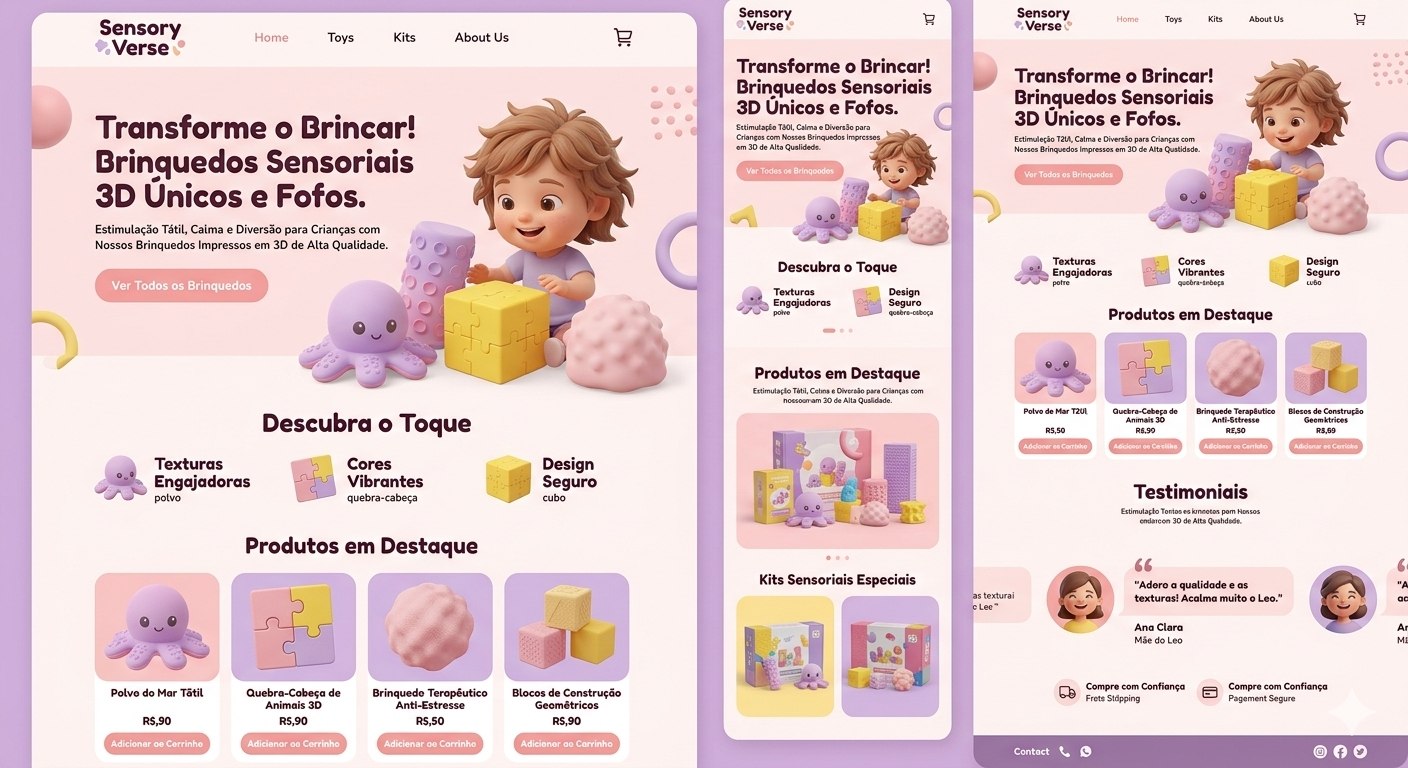 Landing Page Brinquedos Sensoriais