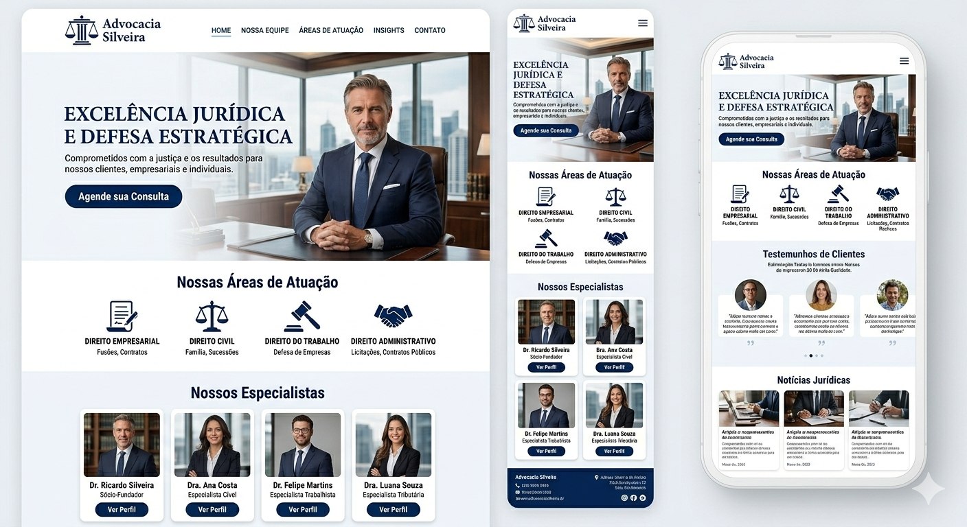 Site Institucional Advogado